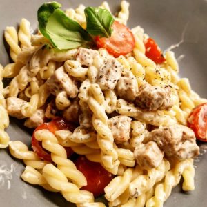Krämig Pasta med Fläskfilé – Snabbt och Enkelt Recept