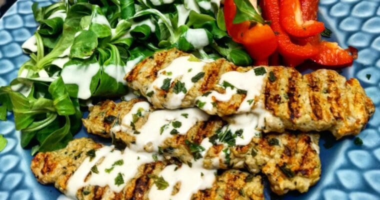 Kycklingkebab med kycklingfärs – saftigt och enkelt att laga hemma