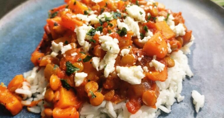 Linsgryta med sötpotatis – enkel, värmande och vegansk