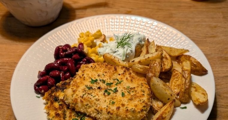 Halloumi Schnitzel – krispig och vegetarisk comfort food